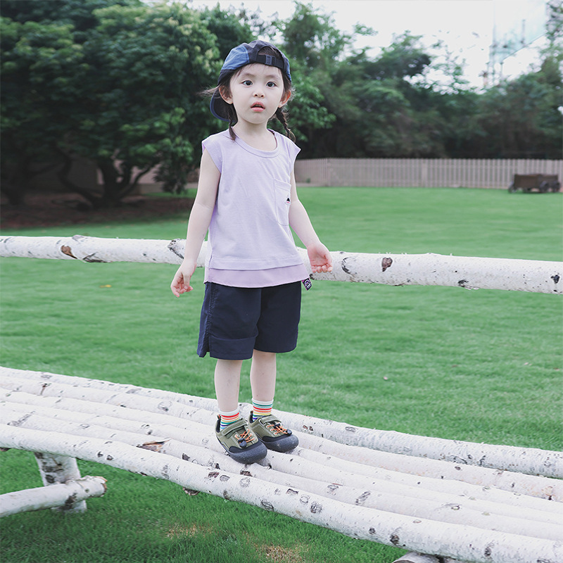 兒童吸濕排汗無袖速乾背心