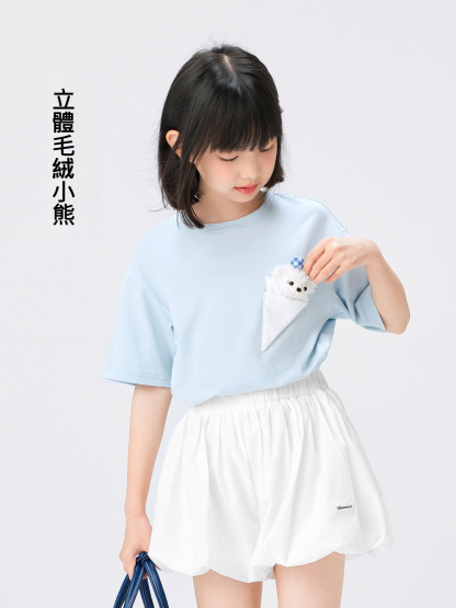 女童夏日小熊T