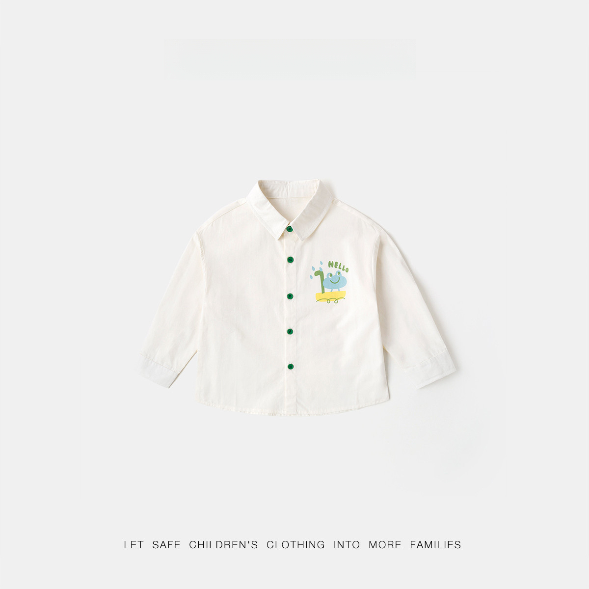 兒童純棉卡通襯衫