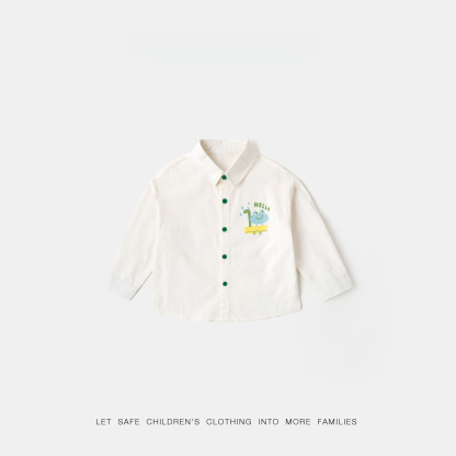 兒童純棉卡通襯衫