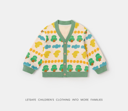 春季薄款萌趣可愛針織外套