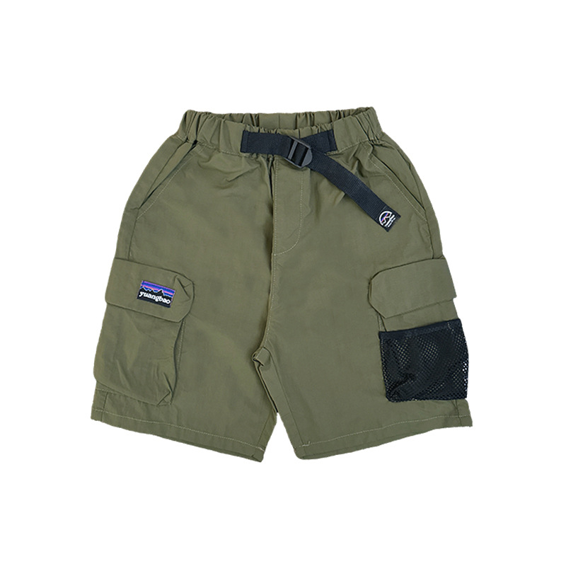 兒童山系個性大口袋短褲