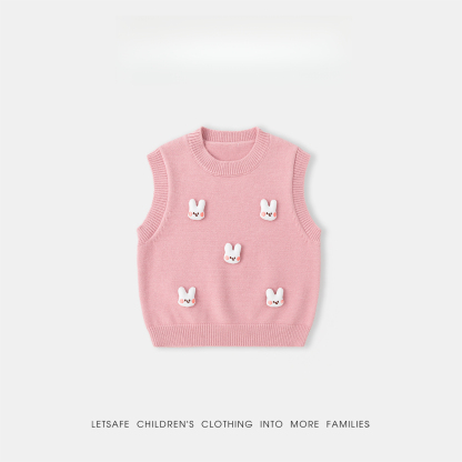 春秋兒童立體針織背心