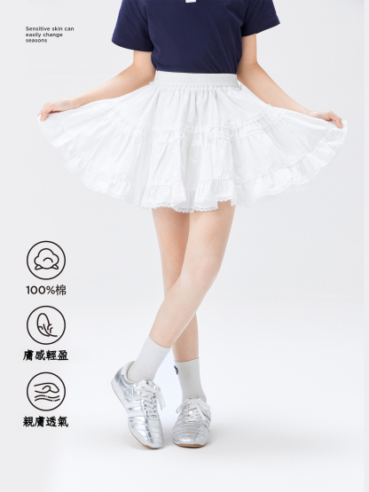 女童夏季純棉蛋糕短裙