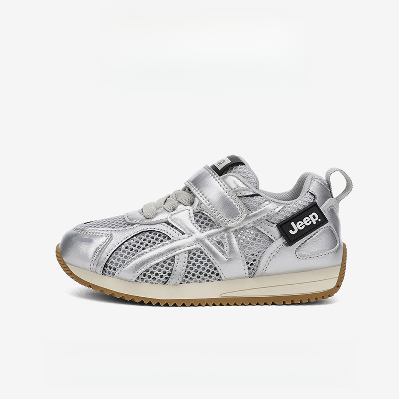 兒童春秋季透氣網面運動鞋