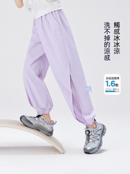 女童中大童夏季涼感防蚊褲