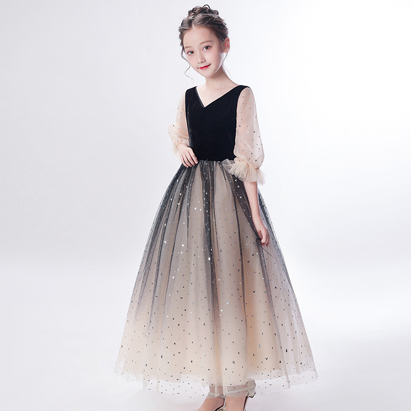 女童鋼琴演出服