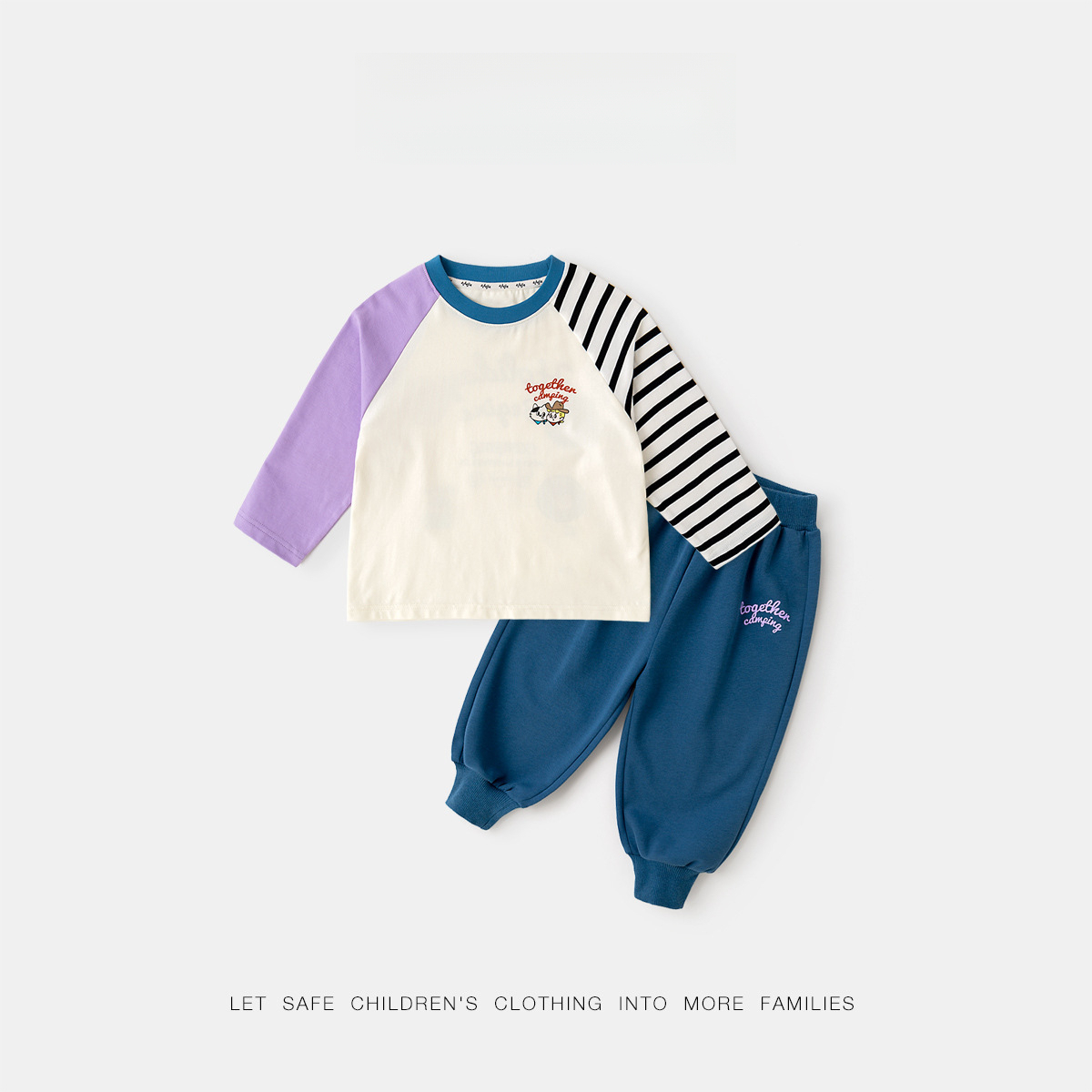 兒童工裝馬甲春季套裝