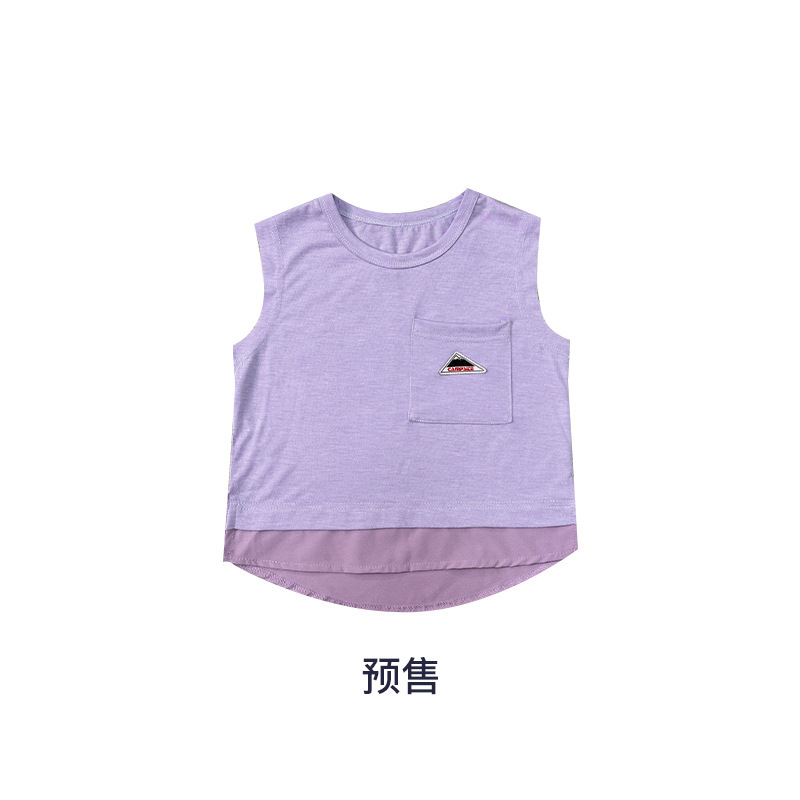 兒童吸濕排汗無袖速乾背心