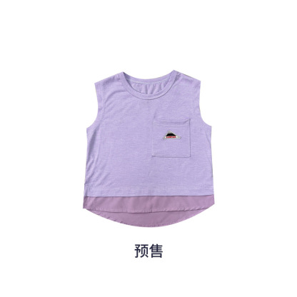 兒童吸濕排汗無袖速乾背心
