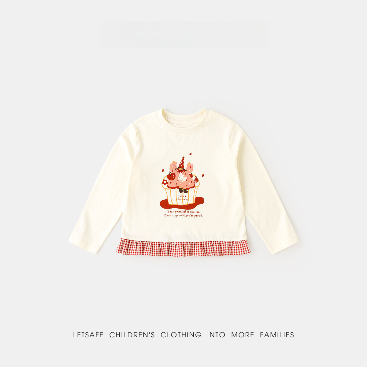 春季軟萌女童打底T恤