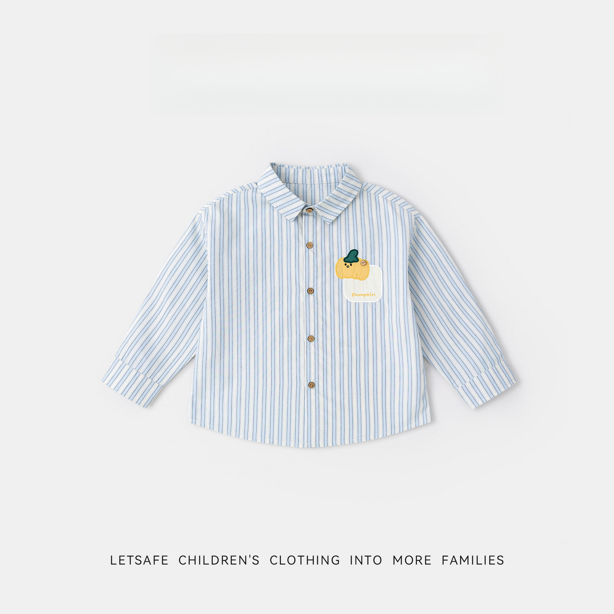 春季男童格子襯衫