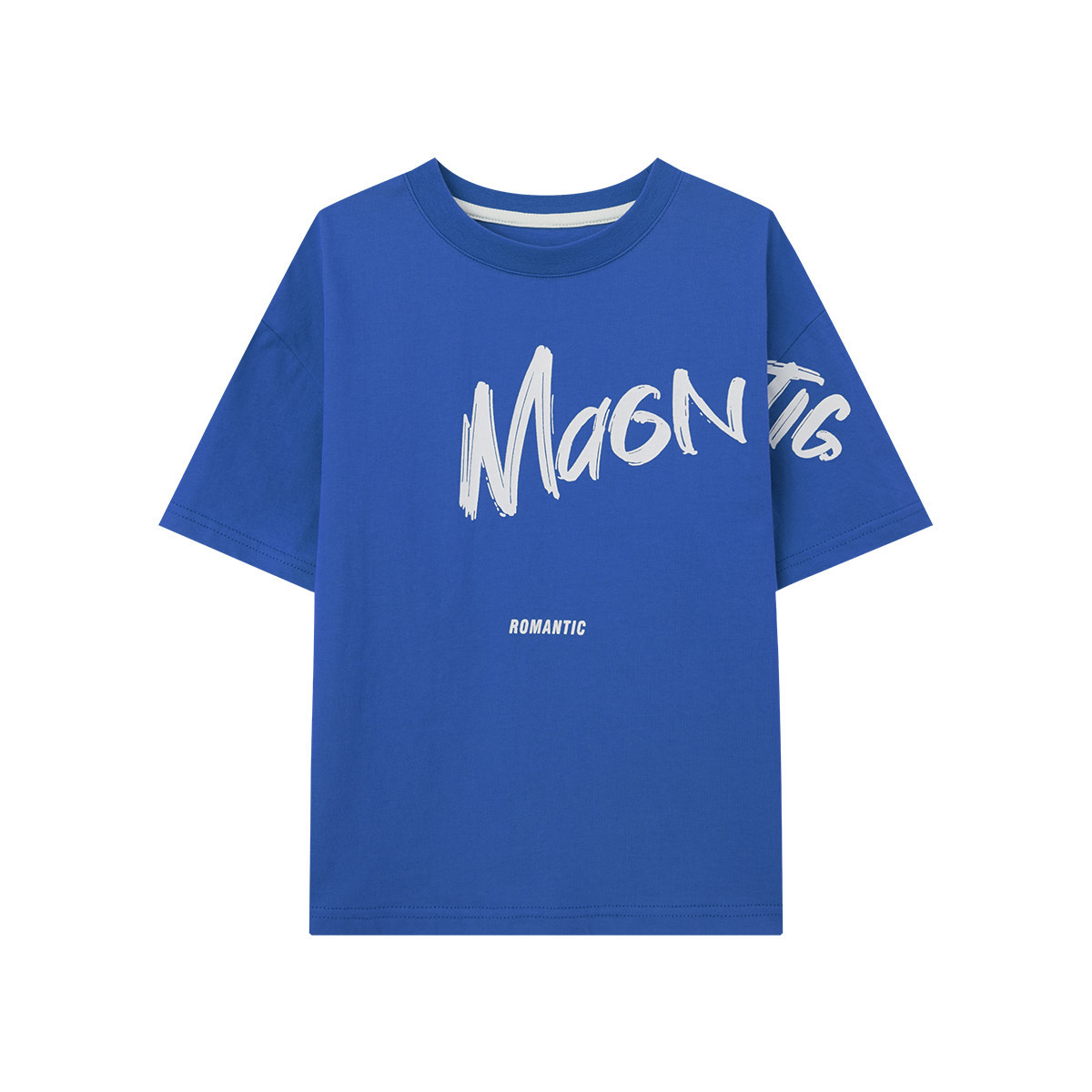 夏季男童薄款涼感印花短袖運動休閑純棉上衣