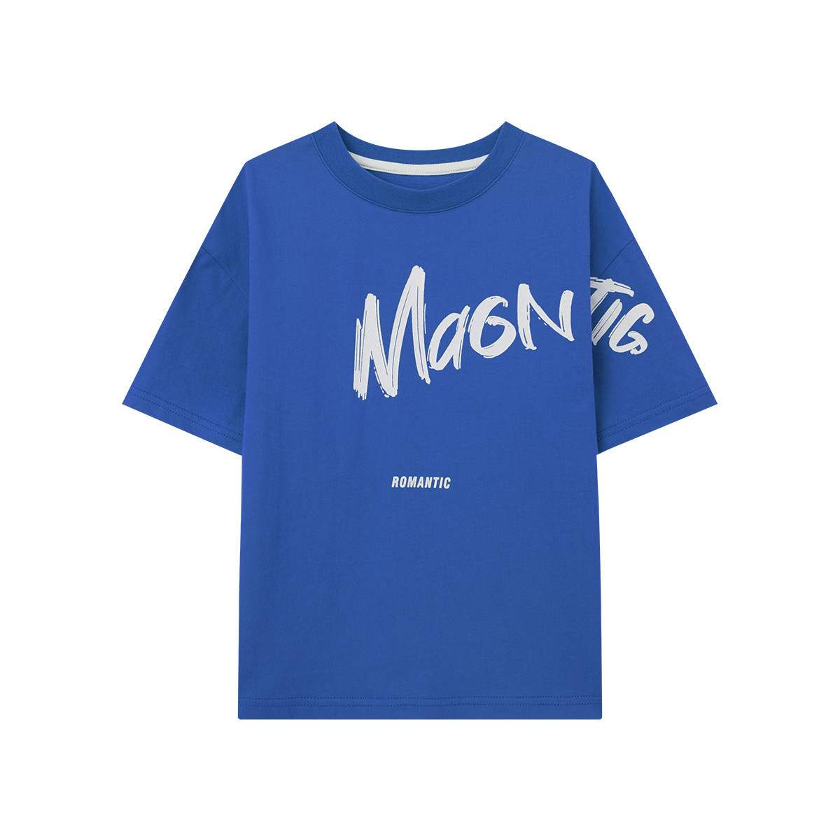 夏季男童薄款涼感印花短袖運動休閑純棉上衣