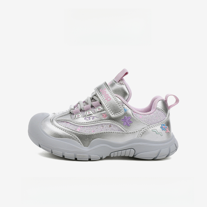 女童秋季防滑撞色運動鞋