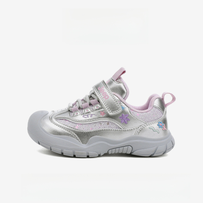 女童秋季防滑撞色運動鞋