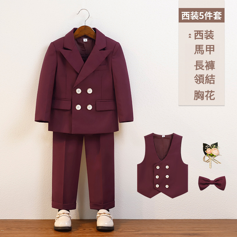 男童秋季英倫紳士西裝