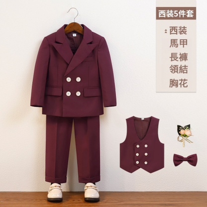 男童秋季英倫紳士西裝