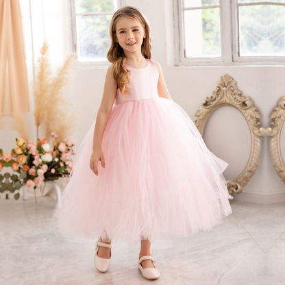 小女孩生日蓬蓬紗裙