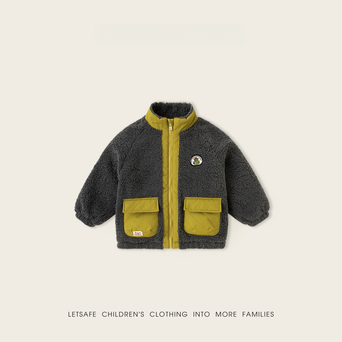 三層夾棉兒童冬款外套