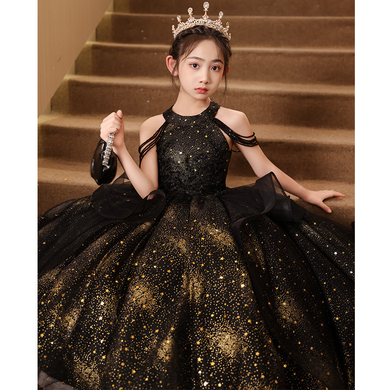 女童晚禮服閃耀演出服