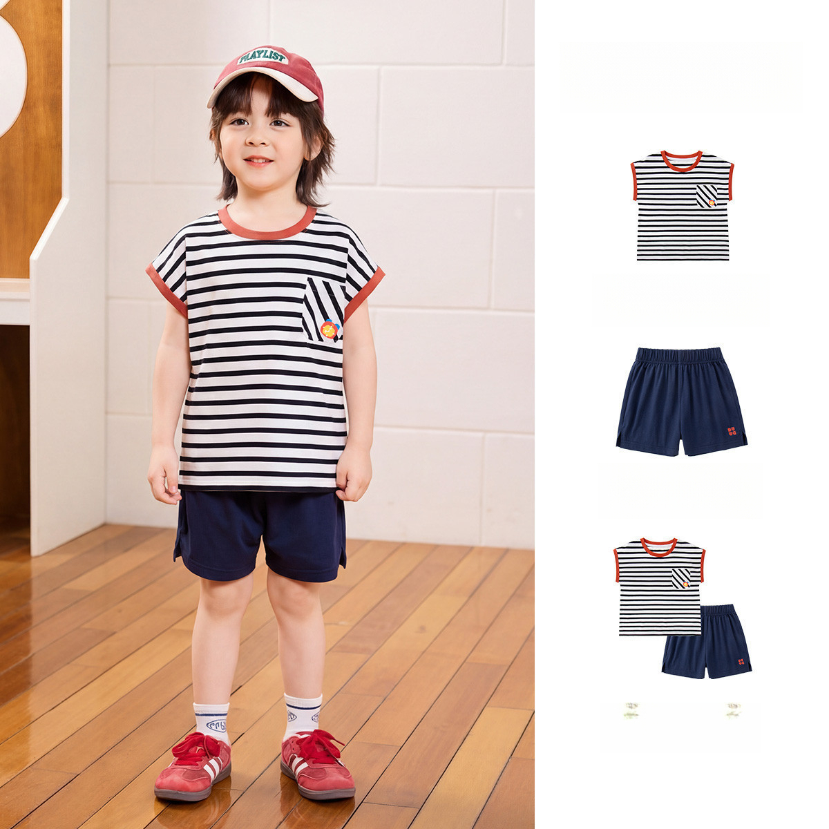 兒童背心短褲套裝