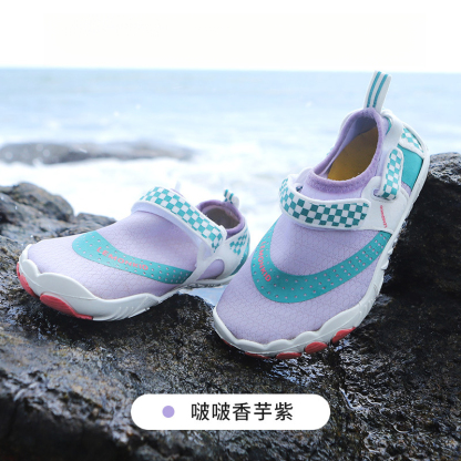 兒童涉水網面軟底包頭防滑溯溪鞋