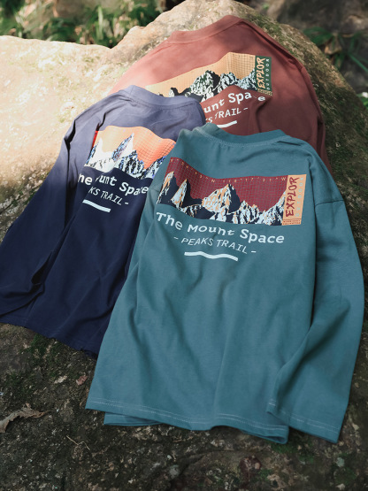 男童春季休閑圓領長袖T恤