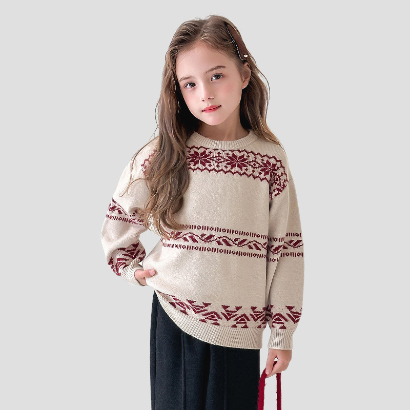 女童加絨牛仔喇叭褲