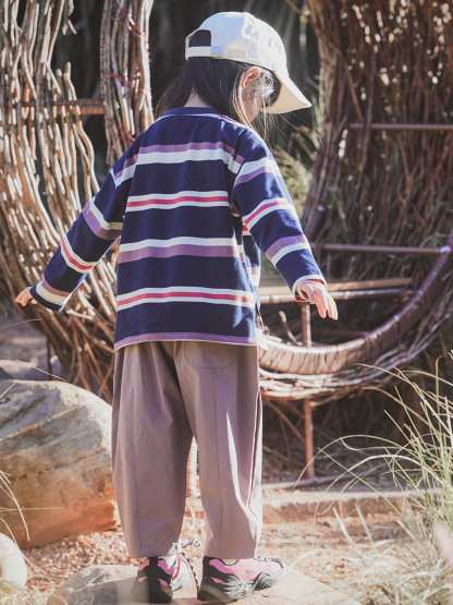 兒童戶外涼感速乾長褲休閒褲防水