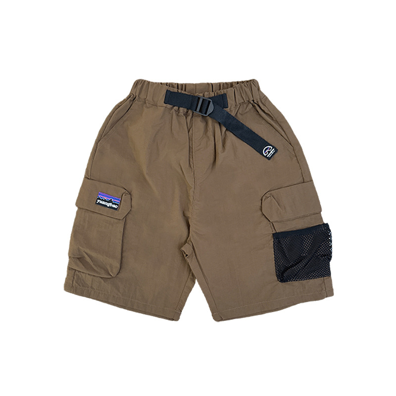 兒童山系個性大口袋短褲