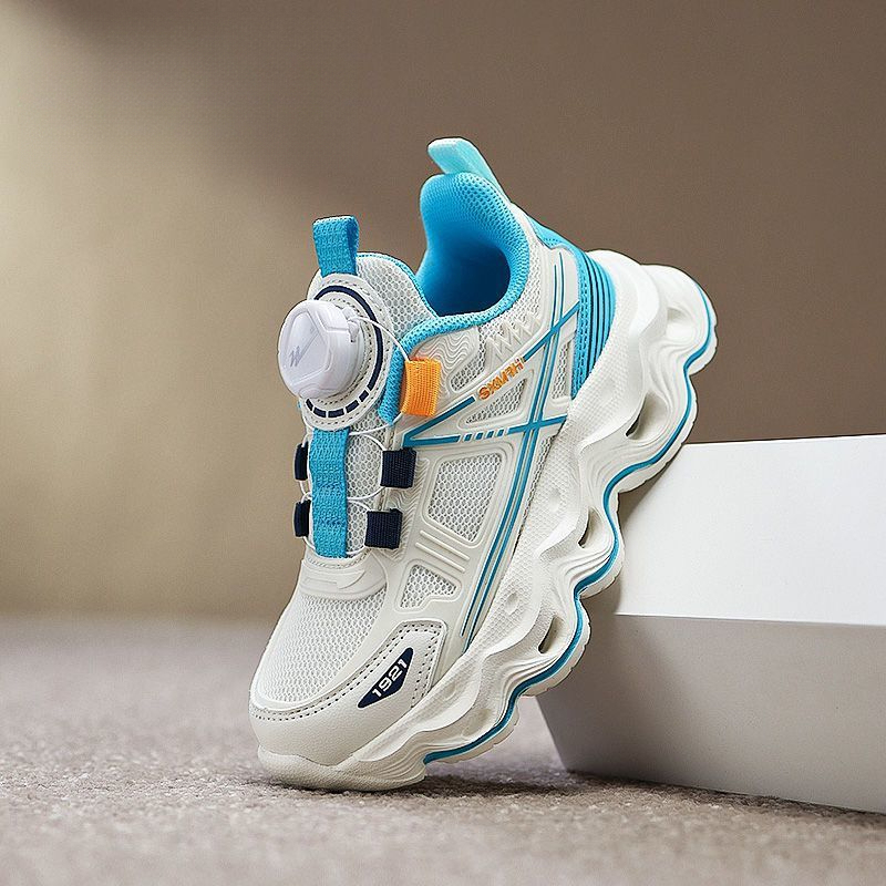 兒童新款雙網運動鞋