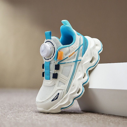 兒童新款雙網運動鞋