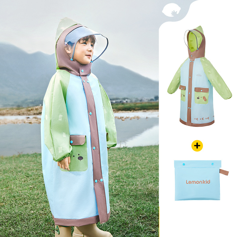 兒童帶書包位雨衣