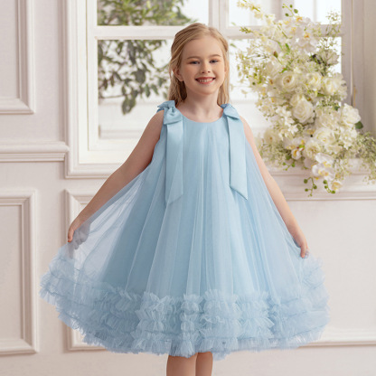 無袖公主蓬蓬裙