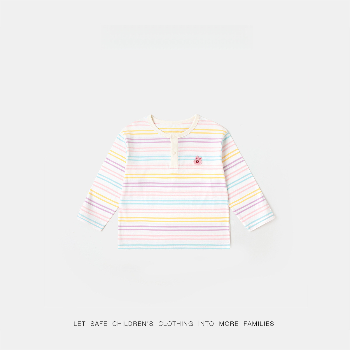 [100%全棉]春季兒童條紋長袖T恤