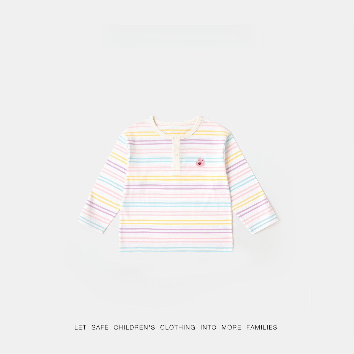 [100%全棉]春季兒童條紋長袖T恤