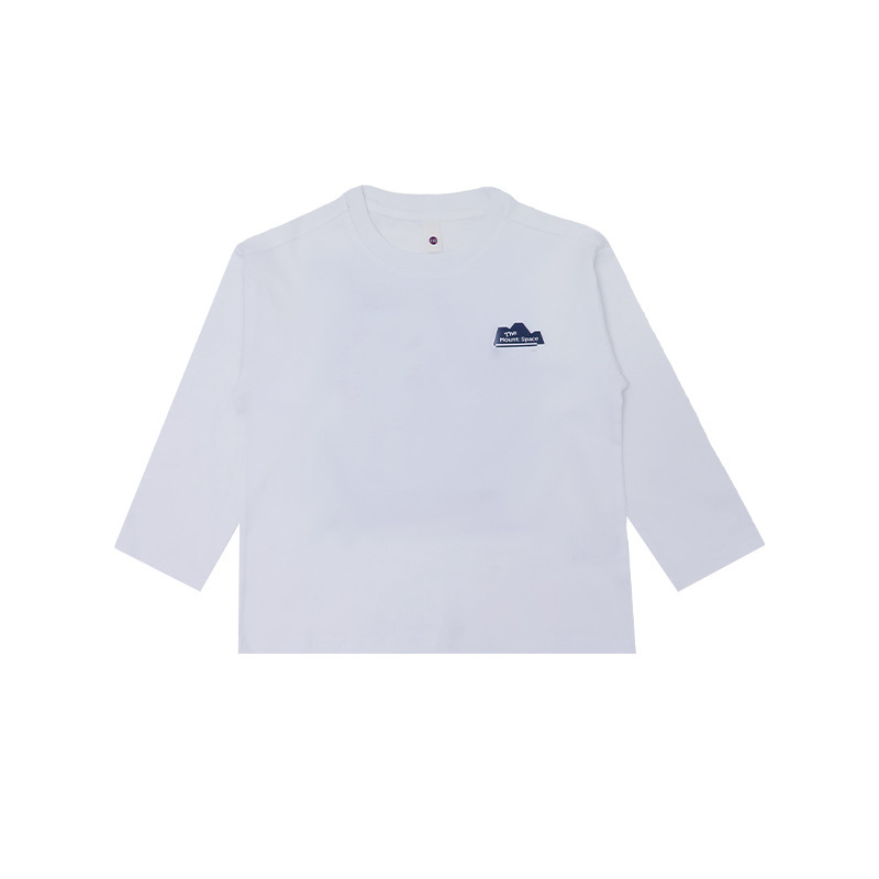 女童春季純棉圓領長袖柔軟打底衫T恤