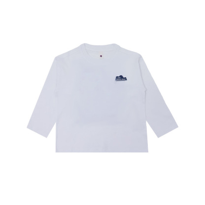 女童春季純棉圓領長袖柔軟打底衫T恤