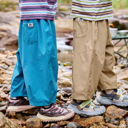 兒童工裝褲九分褲