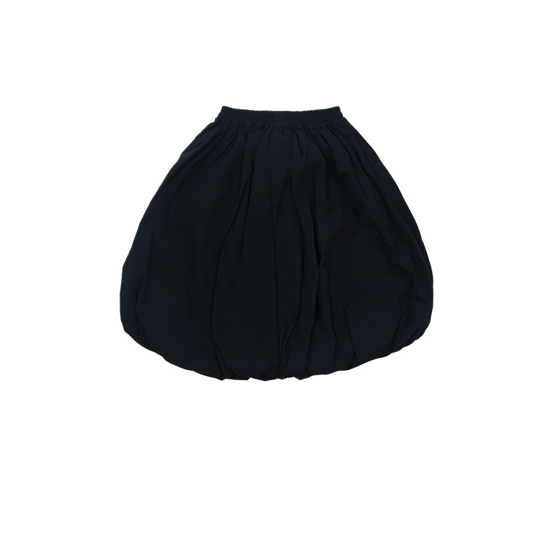 女童春季鬆緊腰花苞半身裙