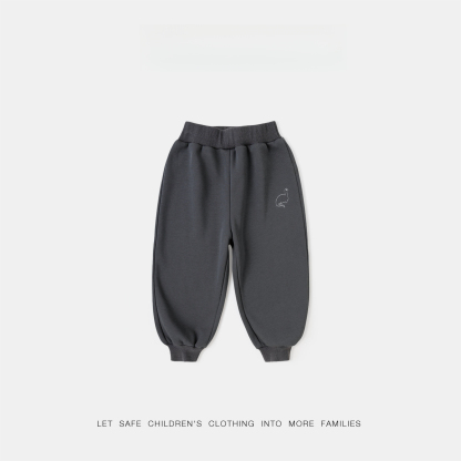 加厚絨兒童秋冬休閒褲