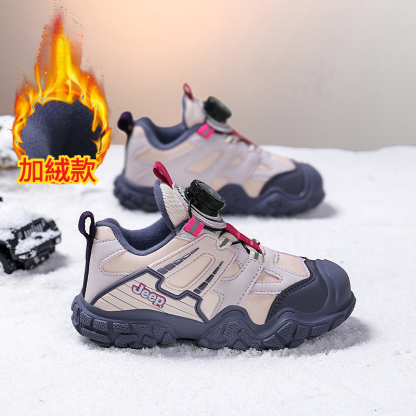 女童夏季輕便透氣防滑登山運動鞋