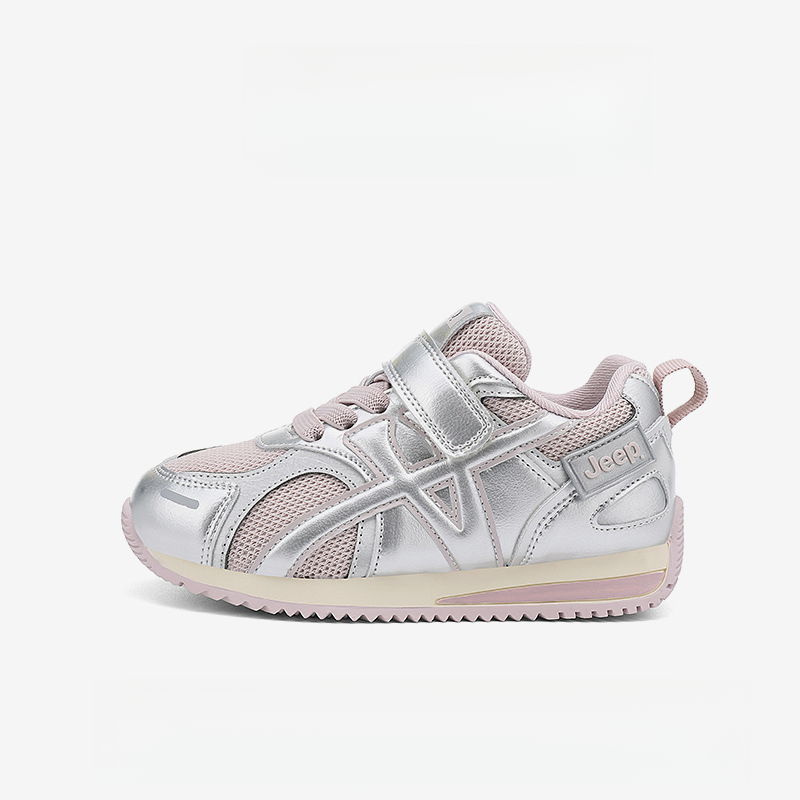 兒童春秋季透氣網面運動鞋