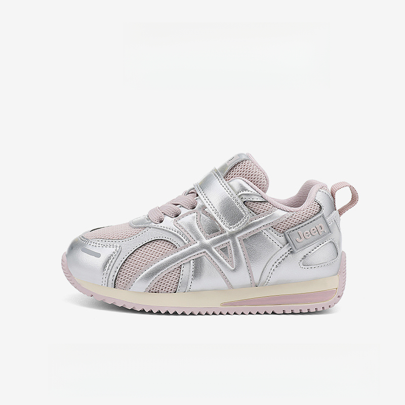 兒童春秋季透氣網面運動鞋