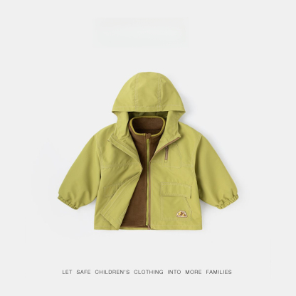 兒童三合一戶外防水外套