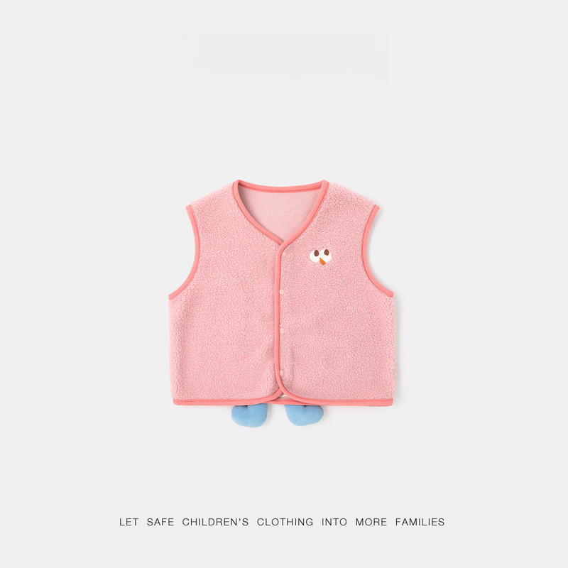 兒童萌趣小絨馬甲