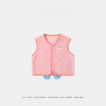 兒童萌趣小絨馬甲