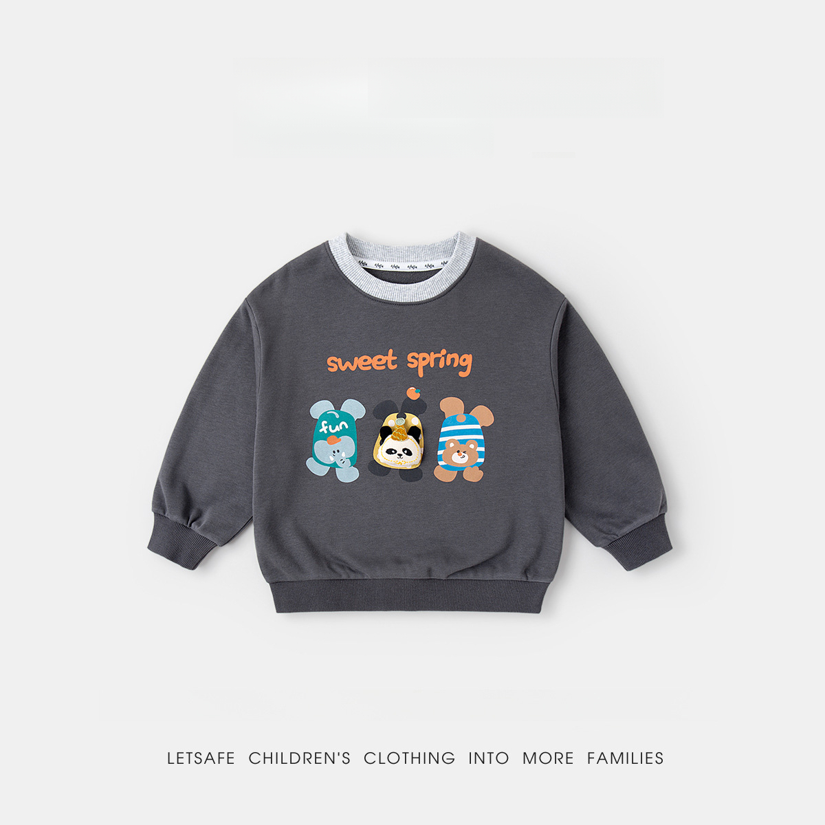 兒童春季立體卡通軟衛衣