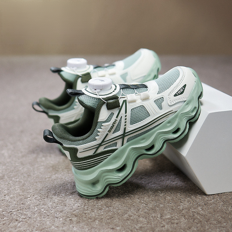 兒童新款雙網運動鞋